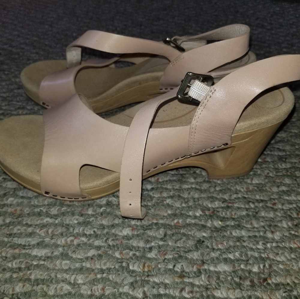 Dansko Sandals Leather Clogs 41 US 10.5-11